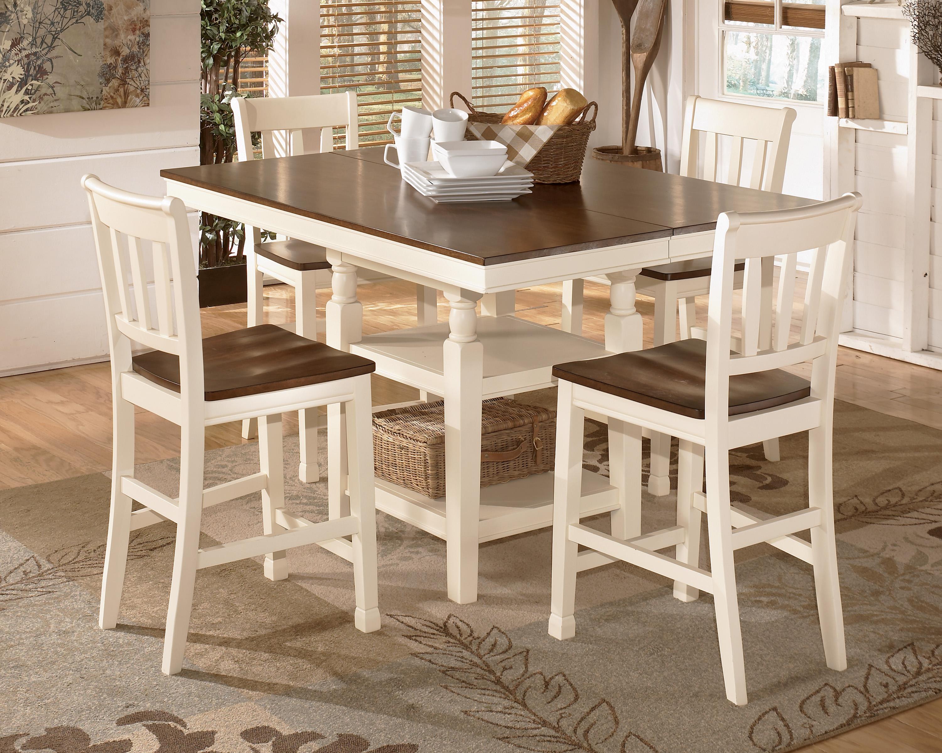 Signature Design by Ashley Whitesburg D583 224 Two Tone Barstool